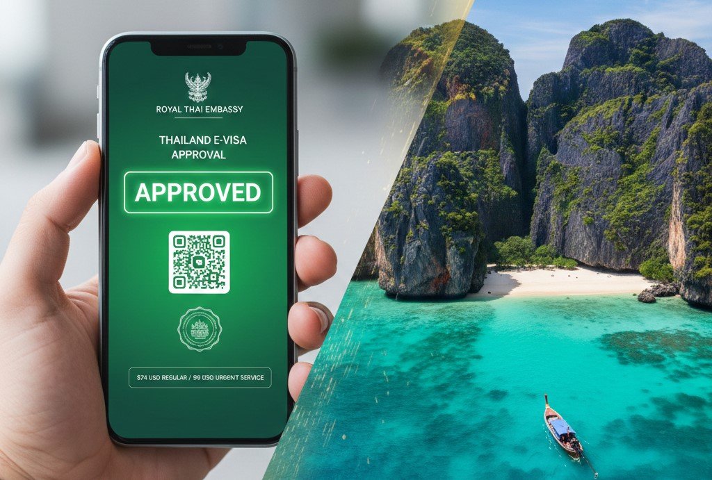 Apply for a Thailand Tourist e-Visa from the USA Fast & Secure Service
