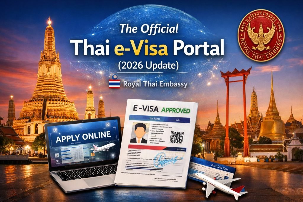 The Official Thai e-Visa Portal (2026 Update) Royal Thai Embassy