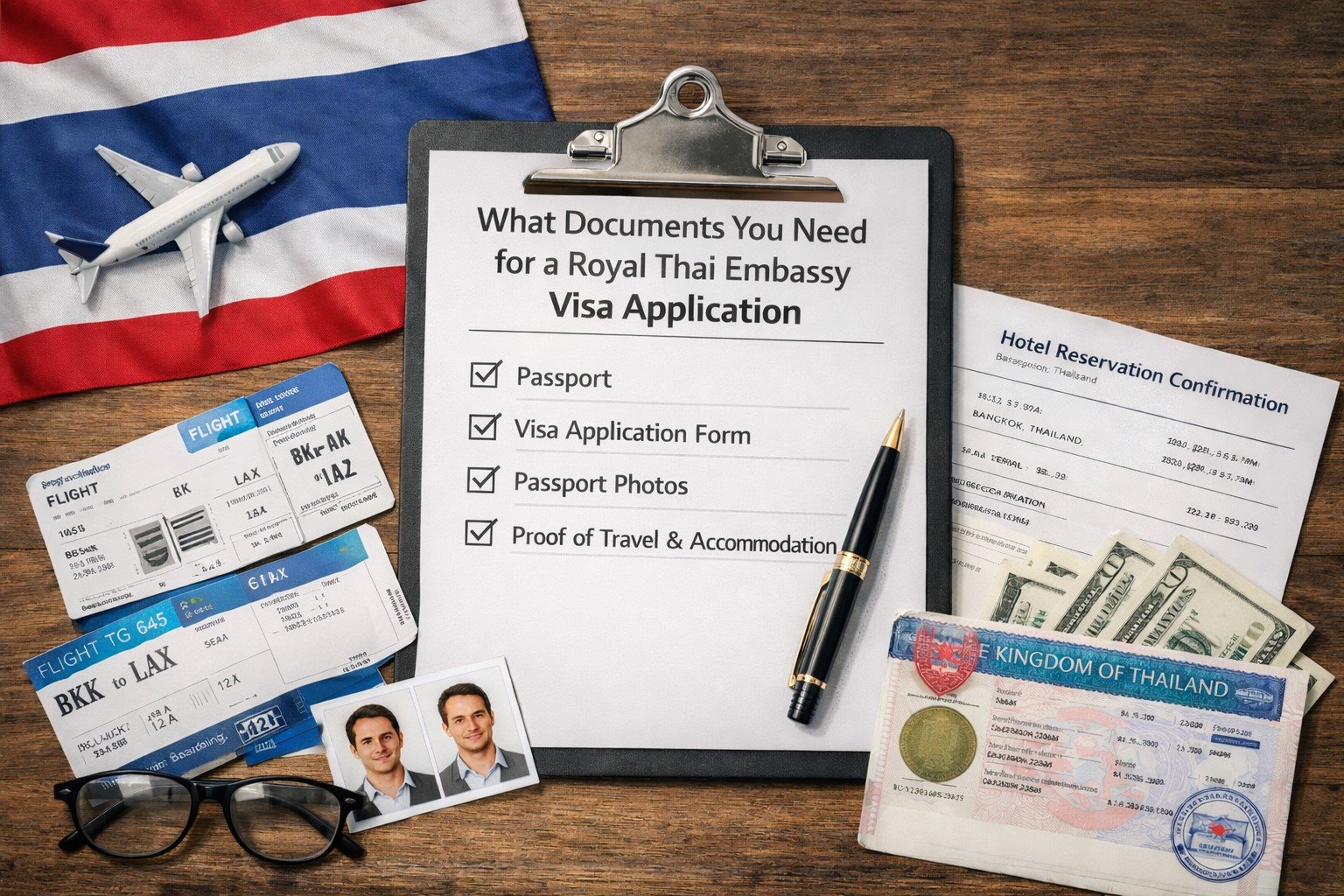 What Documents You Need for a Royal Thai Embassy Visa Application