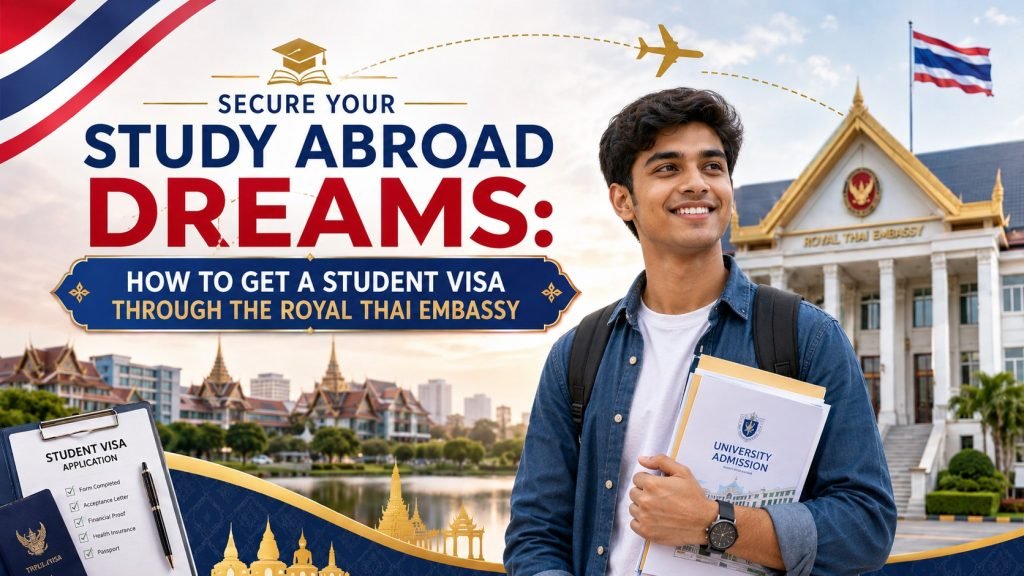 Study abroad dreams at Thai embassy
