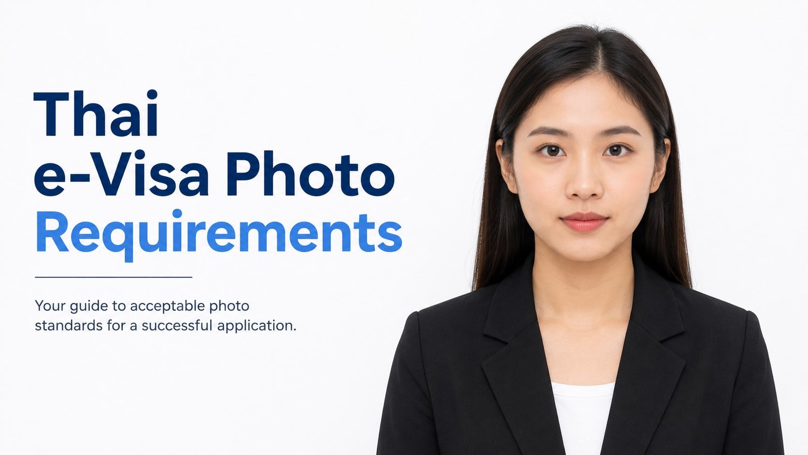 Thai e-visa photo guide