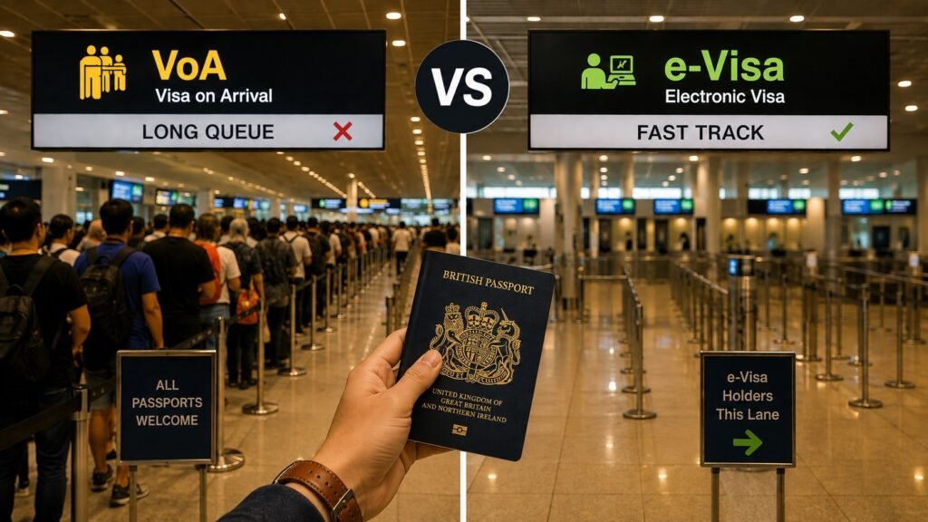 Thailand Visa on Arrival vs. e-Visa